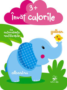 Învăț culorile 3+ (cu autocolante)